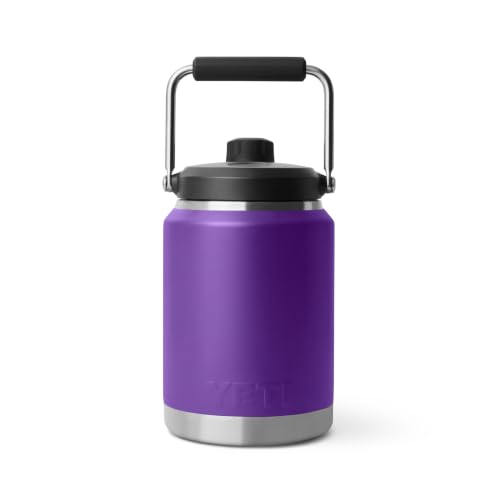 Image of YETI Rambler Half Gallon Jug 2.0, Vacuum Insulated, Leakproof, Stainless Steel with MagCap, Pace Purple