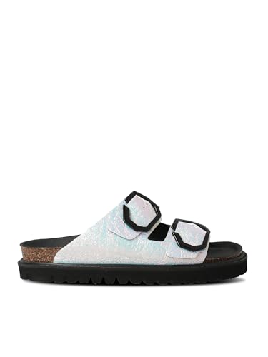 Genuins Galia Fluor White 36 chaussure ouverte ergonomique blanche