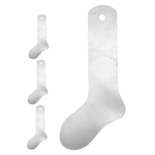 CIMAXIC Blockers for Knitting 4pcs Sock Jigs Sock Board Set Shaping Board for Socks Dye Sublimation Socks Tools