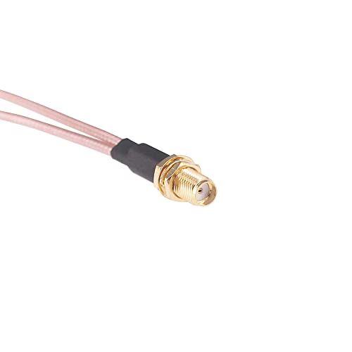 2 cables de extensión SMA hembra a SMA macho doble 15 cm miniatura 7