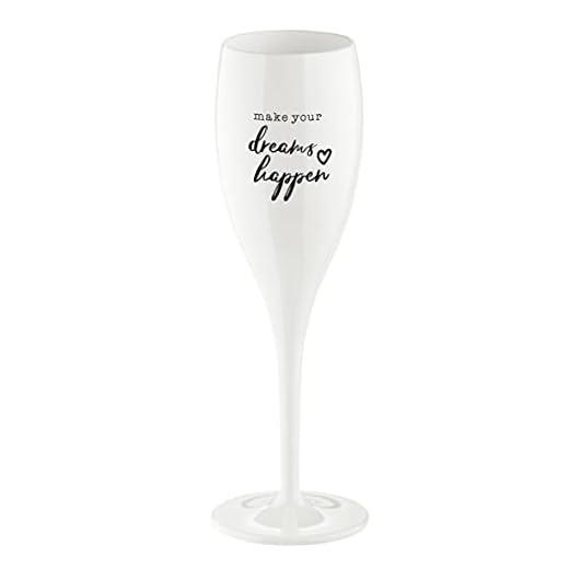 CHEERS NO. 1 DREAMS HAPPEN Superglas 100ml mit Druck