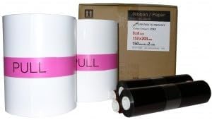 SINFONIA CS2 5X7" PRINT MEDIA (340 PRINTS). Paper & Ribbon kit. For use with Sinfonia Color Stream CS2 printer. With FREE SAMPLES of our best selling photo folders (Eventprinters brand).