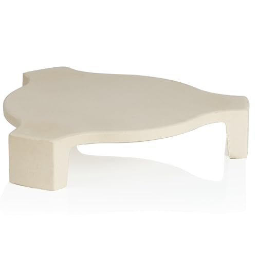 BBQ-Toro Déflecteur de pierre 24-34 cm pour pizza, convient pour gril en céramique Kamado de 39 cm | Déflecteur pour basse température