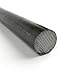 OnlineMetals 12L14 Steel Round Rod, Unpolished (Mill) Finish, Cold Drawn Temper, ASTM A108, 1