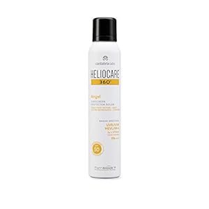 Heliocare 360º Airgel SPF 50 – Crema Solar Corporal Ligera, Fórmula Espuma, Frescu
