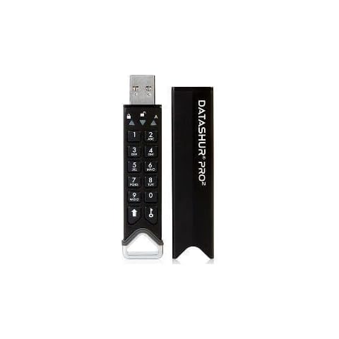 iStorage datAshur PRO&178; 64GB USB 3.2 [Gen 1] Type A Flash Drive Cover