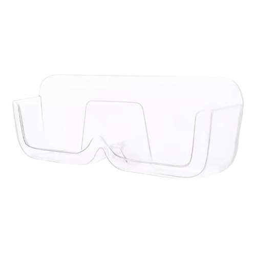 Tewzafiya Soporte de pared para gafas, soporte de pared con soporte para gafas, organizador de almacenamiento para gafas de casa, ahorro de espacio, organizador para dormitorio, sala de estudio - imagen 9