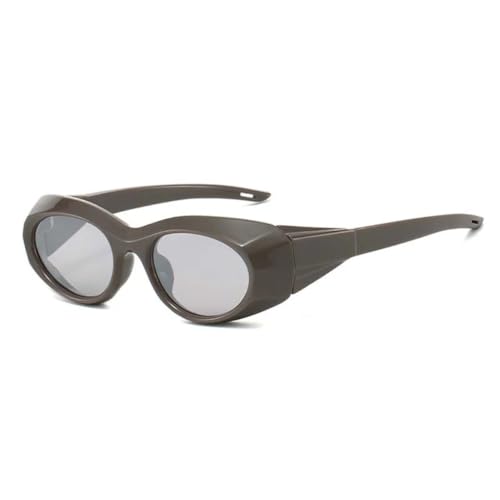 Lunettes de soleil vintage irrégulières grand format pour style punk chic et rétro