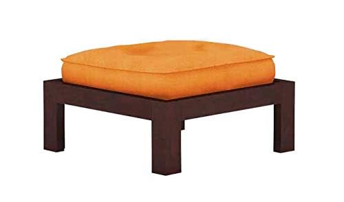 Image of Jangid Handicraft Sheesham Wood Coffee Table with 2 Stool | Rectangle Sofa Centre Table with Stool | Tea Center Table with 2 Stools for Living Room | Patio Teapoy Table with Two Puffy, Mahogany
