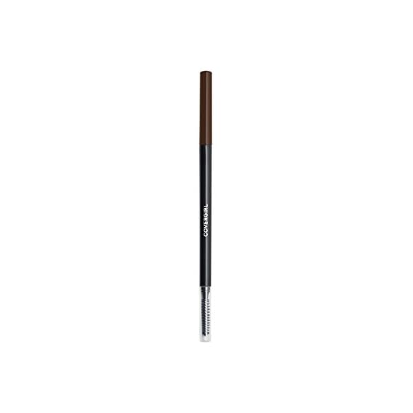 COVERGIRL - Easy Breezy Brow Micro-Fine + Define Pencil, Micro-fine tip, no sharpening required, Built-in spoolie-brush, 100% Cruelty-Free