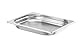 HENDI Gastronormbehälter, Temperaturbeständig von -40° bis 300°C, Heissluftöfen-Kühl- und Tiefkühlschränken-Chafing Dishes-Bain Marie, 2L, GN 1/2, 325x265x(H)40mm, Edelstahl