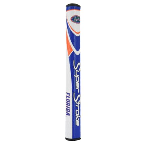SuperStroke NCAA Golf Putter Grip University of Florida (Mid Slim 2.0) | Cross-Traction Surface Texture and Oversized Profile | Even Grip Pressure for a More Consistent Stroke | Non-Slip Grip