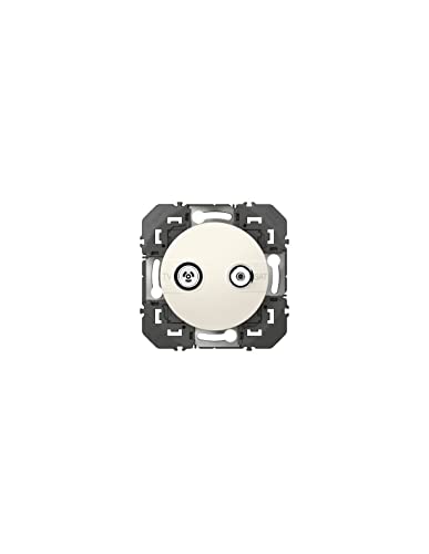Prise TV-SAT blindée Legrand dooxie 600356 blanche au design premium et épuré