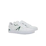 Lacoste Women's L004 Sneaker, White/Green, 9