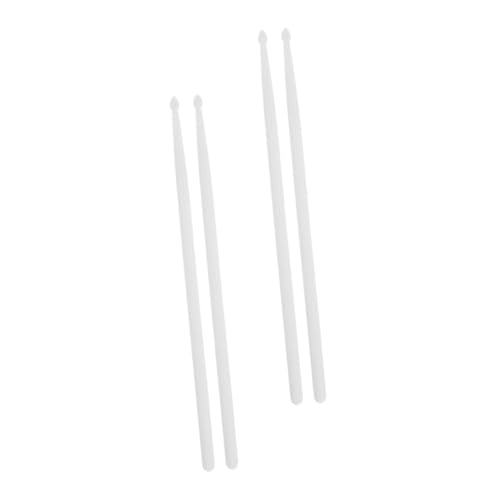 4 piezas de baquetas luminosas para batería, instrumentos de percusión y práctica, superficie lisa, para jazz, snare y actuaciones en escenario