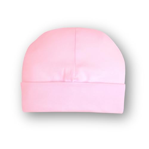COTTON STUFF Baby Caps 3-Pack – 100% Cotton Soft Infant Hats (0–3 Months)