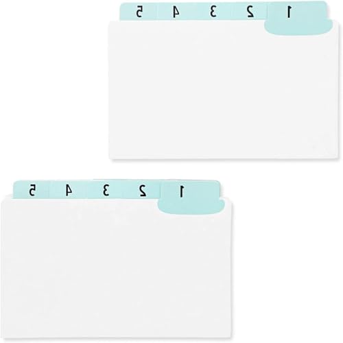for 2X Daily Index Card Dividers with UV Laminated Tabs, Numbers 1-31 5 x 3.5 in