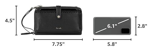 Image of The Sak Iris Smartphone Crossbody Purse - Small Women's Cellphone Bag & Wallet For Everyday- Convertible Wristlet With Zipper
