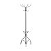 HomeRoots Coat Rack - 70" H/Silver Metal with an Umbrella Holder