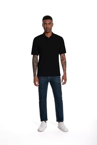 Camiseta polo para hombre Nutria, manga corta, 100 % algodón piqué, transpirable, cuello clásico, para golf, tenis y uso casual miniatura 6
