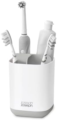 Joseph Joseph Easy-Store - Compact Toothbrush Holder Caddy Bathro...