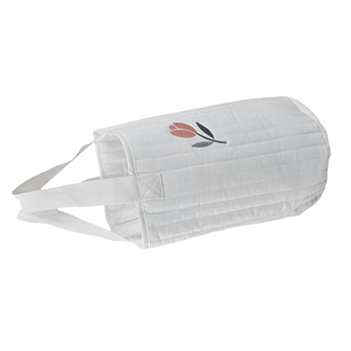 Paquete de Biberones, Bolsa de Pañales para Bebés, Tela de Algodón Artesanal Bordada para Compras Al Aire Libre para Viajes para Adultos Y Mujeres(Bordado de tulipán)