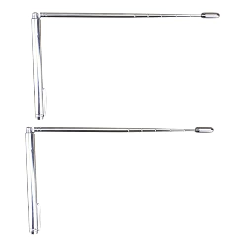 BCOATH Stainless Steel Divining Rods Dowsing Rods Long Handle Paranormal Dowsing Tools