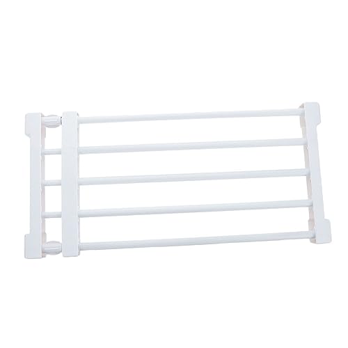 PRETYZOOM Expandable Closet Tension Shelf 5-fold Laundry Room Storage Organizer Tension Shelf Dividers