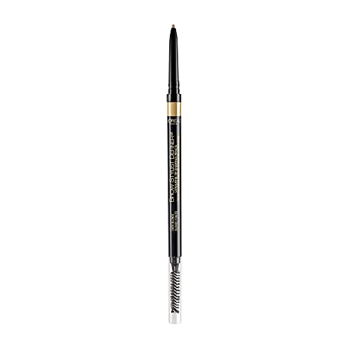 L'oreal Paris Makeup Brow Stylist Definer Waterproof Eyebrow Pencil, Ultra-Fine Mechanical Pencil, Draws Tiny Brow Hairs And Fills In Sparse Areas And Gaps, Dark Blonde, 0.003 Ounce (Pack Of 1) #TOP6