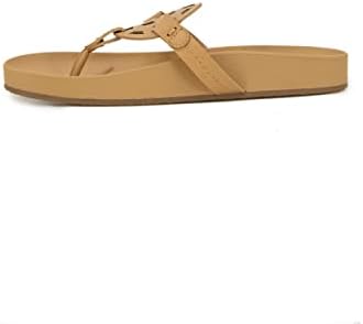 XOXO Women's Peace Flat Sandal, Beige, 5.5 | Image 5