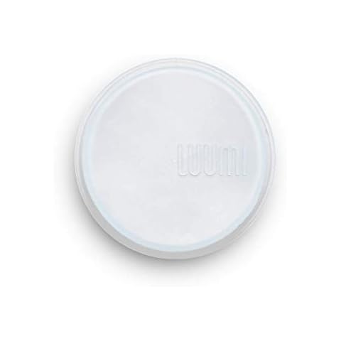 Luumi Unplastic Sealed Lid - Reusable 100% Platinum Silicone Sealed Lid - Microwave, Oven, Freezer and Dishwasher Safe (Clear) Cover