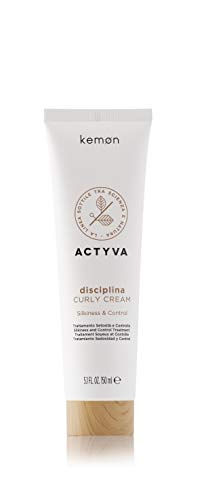Kemon Actyva Disciplina Curly Cream – definiërende modelleercrème voor golvend of krullend haar, haarverzorging zonder uitspoelen, 150 ml