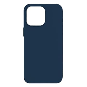 Capinha Compatível com Iphone 15 PRO Preta, Branca, Azul, Rosa, Bordô, Roxo, Lilás, Cinza, Pink, Laranja, Vermelho, Flexivel, Tecnologia anti impacto, Aveludada com design PREMIUM (AZUL ESCURO)