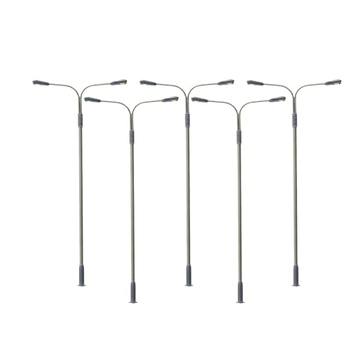 TTETTZ 5 Lampioni in Miniatura, Ornamento di Design, Giardino da Tavolo, Scena Fai da Te, Altezza 5 Cm