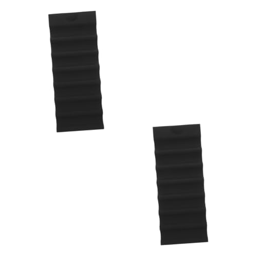 Garneck 2pcs Silicone Beer Cushion Refrigerator Storage Mat Anti-skid Beer Pad for Organizing Drinks Wave-shape Design Premium Odorless Silicone for Home and Kitchen Use