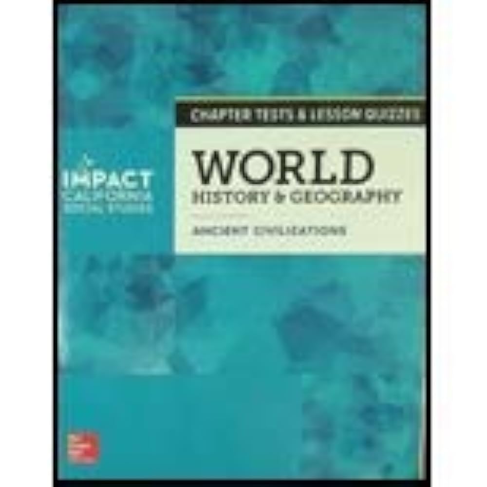 World History and Geography Ancient Civilizations Test and