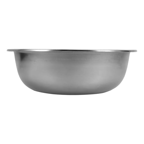 OSOLADY 多機能ステンレス鋼洗面器 家用野菜果物洗いボウル 安定した滑り止め底 大型ミキシングボウル キッチン 洗顔 洗濯対応