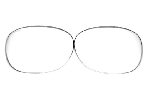 Lentilles de rechange pour Ray-Ban RB2132 New Wayfarer Noir 55 mm transparentes Galaxy
