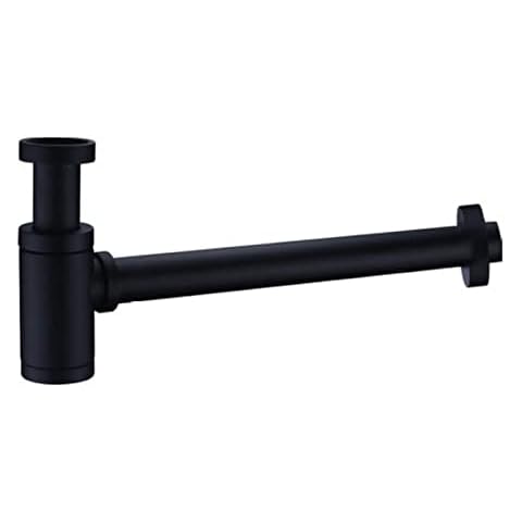 IMEX - Sifón para lavabo o bidé, Set de Desagüe - Trampa con Abertura de Limpieza Cover