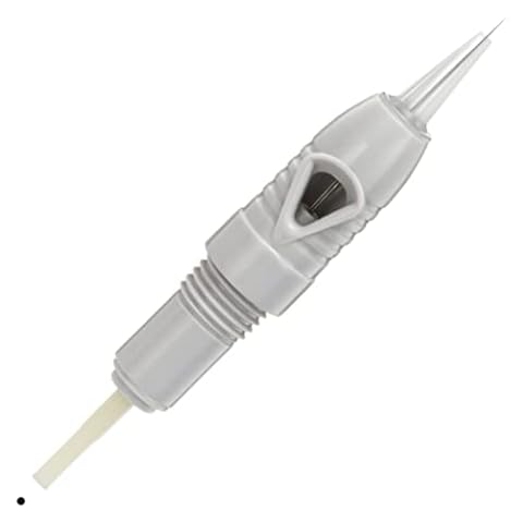 Tattoo Needles, 10 PCS 1P/1R Disposable PMU Needles, Tattoo Cartridge Needles for Permanent Makeup Eyebrows, Eyeliners, Tattoo, Lip Tinting, Premium Tattoo Needle for Beginners and Professional Cover