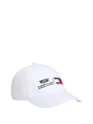 Lista de Tommy Hilfiger - los más vendidos. 48 Tommy Hilfiger F1 Gorra con Logotipo, Color Blanco óptico, Talla única