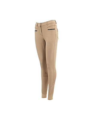 BR Raven Silver Mink - Pantalón de equitación para mujer (silicona)