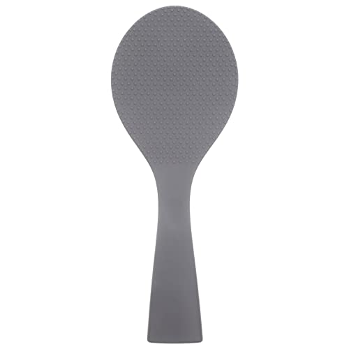 COLLBATH Silicone Rice Spoon Vertical Rice Ladle Japanese Soup Spoons Serving Spoon Cooking Rice Ladle Household Rice Scoop Standing Rice Spoon Cooking Rice Spoon Rice Mix Grey