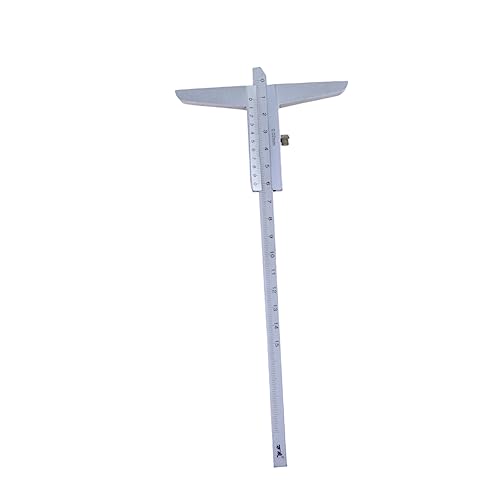 TOPPERFUN Depth Measuring Tool 0-150mm Depth Gauge Caliper Accurate Depthometer Etched Graduations for Easy Reading