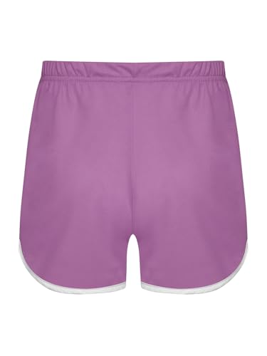 renvena Girls Contrast Color Sports Shorts Bowknot Shorts Quickly-Dry Trunks for Water Sports4