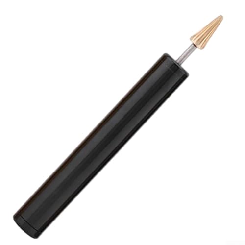 Pluma de tinte de borde de aluminio para cuero Aplicador perfecto para todos los proyectos de cuero (negro)