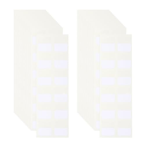 PATIKIL クリアインデックススティッキータブ 240個 中透明スティッキーノートブックマークプランナー ステッカーページタブ 事務所ノートファイルフォルダー帳簿用 ホワイト