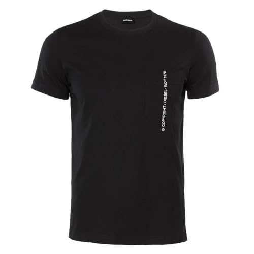Diesel T-Shirt Noir Homme T-Rubin