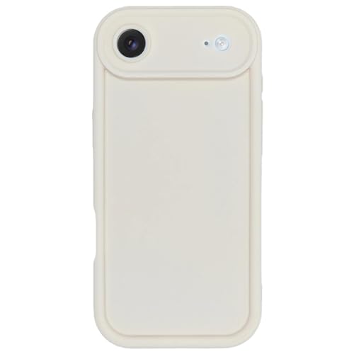 Image of Puxicu Slim Case for iPhone 17 Air, Enhanced Camera Protection, Shockproof Skin-Friendly Touch Soft Case Cover for iPhone 17 Air Phone 6.5 inch, White