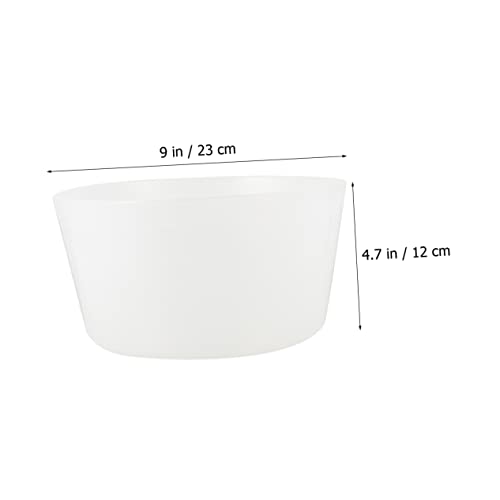 OFFSCH 2pcs Sauna Bucket Liner Stand Foot Bath Bucket Insert Foot Bath Basin Liner Creative Bucket Insert Foot Pedicure Liners Foot Bath Liners Tub Room Pond Feet White Portable Plastic